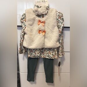 Beautiful toddler girls 4 piece set.  Size 24 M. NWT.